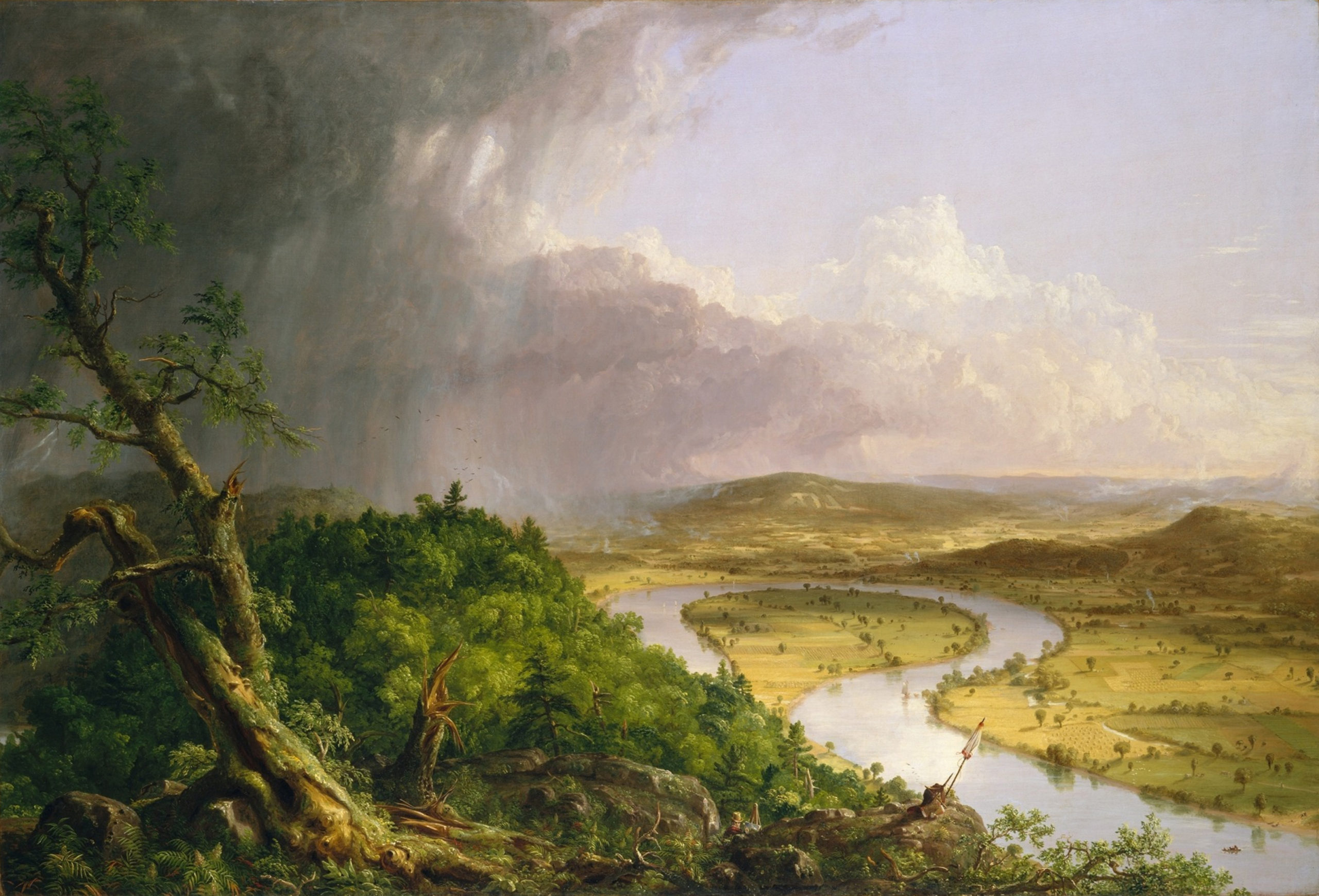 Painting of Nature by Thomas Cle
